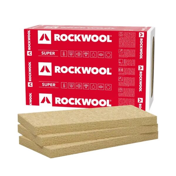 Stone wool Rockwool SUPERROCK 60mm (610x1000mm) – kokiavilna.lt